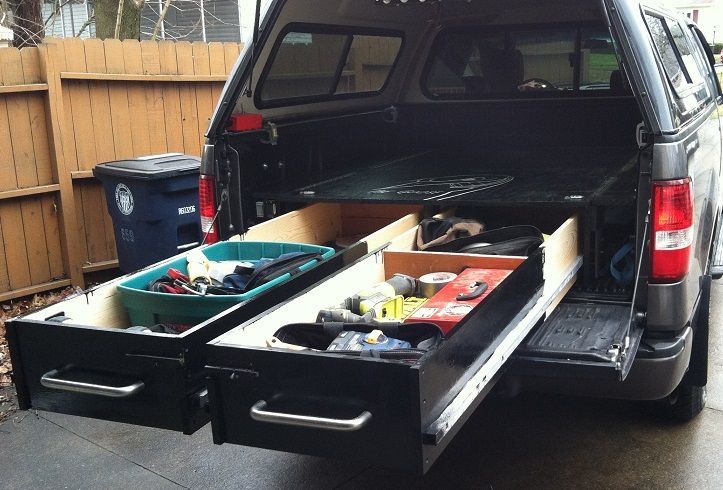 Build Truck Bed Drawers