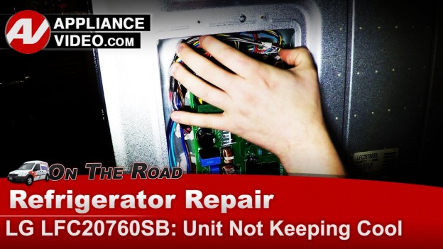 LG Refrigerator PCB Not cooling Appliance Video