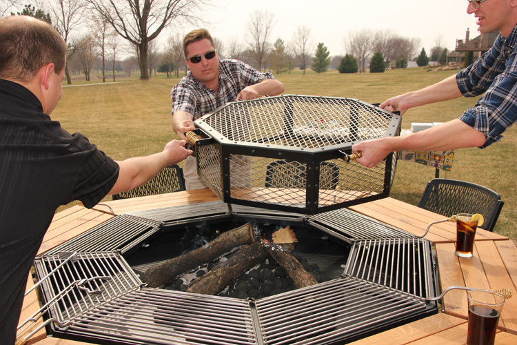 Jag Grill A Table, Jag Fire Pit