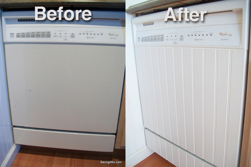 Give Your Old Dishwasher a New Makeover to Match Your Kitchen Cabinets