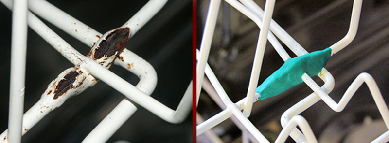 Repair Your Dishwasher Rack’s Damaged Bars with Sugru