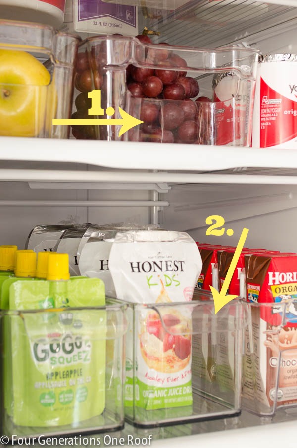 Use Storage Containers for the Best Organized Fridge Ever!