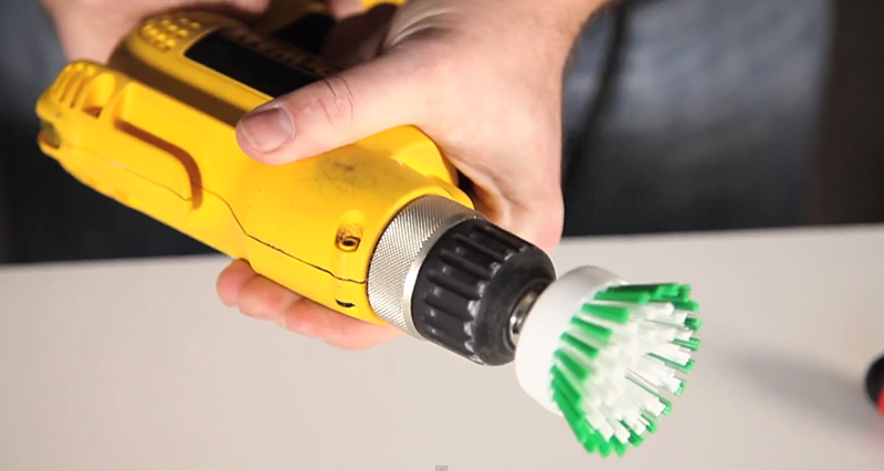 How to Turn Your Cordless Drill Into a Powered Scrub Brush