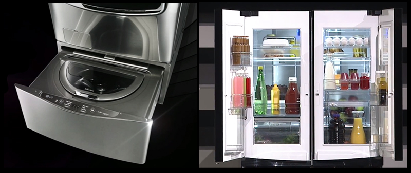 LG Shows Off TWIN Wash System and Multi-Door Refrigerator at CES 2015