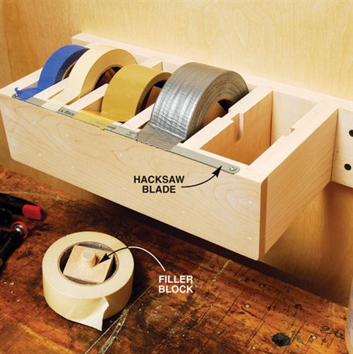 Rig Up a DIY Tape Dispenser with Leftover Plywood