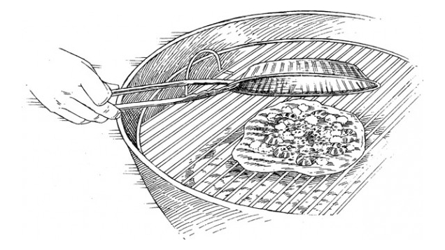 Evenly Cook Pizza on the Grill with a Pie Tin