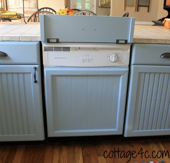 Makeover Your Dishwasher to Look Like “Built-in” Cabinetry