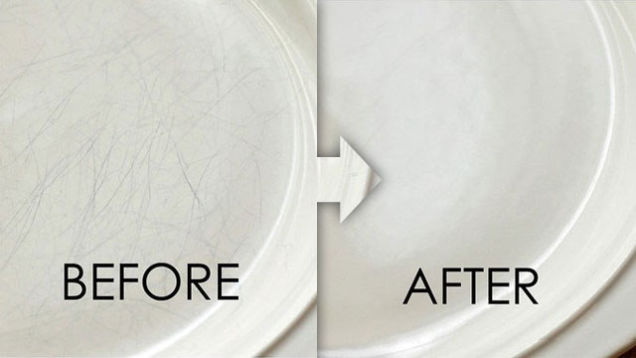 Restore Scratched Dishes with Bar Keepers Friend