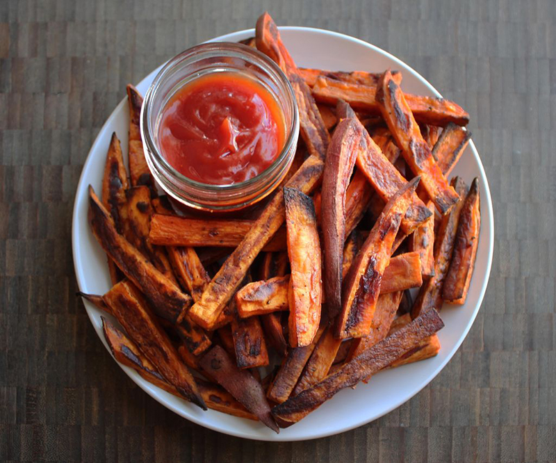 Delicious Oven Sweet Potato French Fries