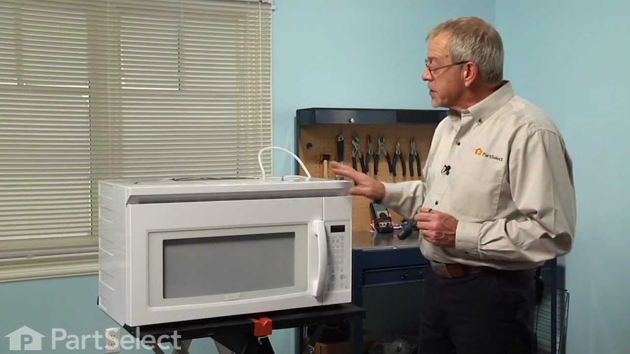 40w Internal Light Bulb Installation on a Whirlpool Microwave