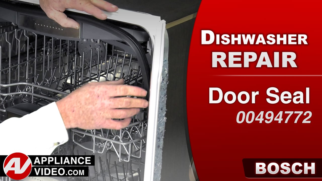 How do you repair a dishwasher water leak?