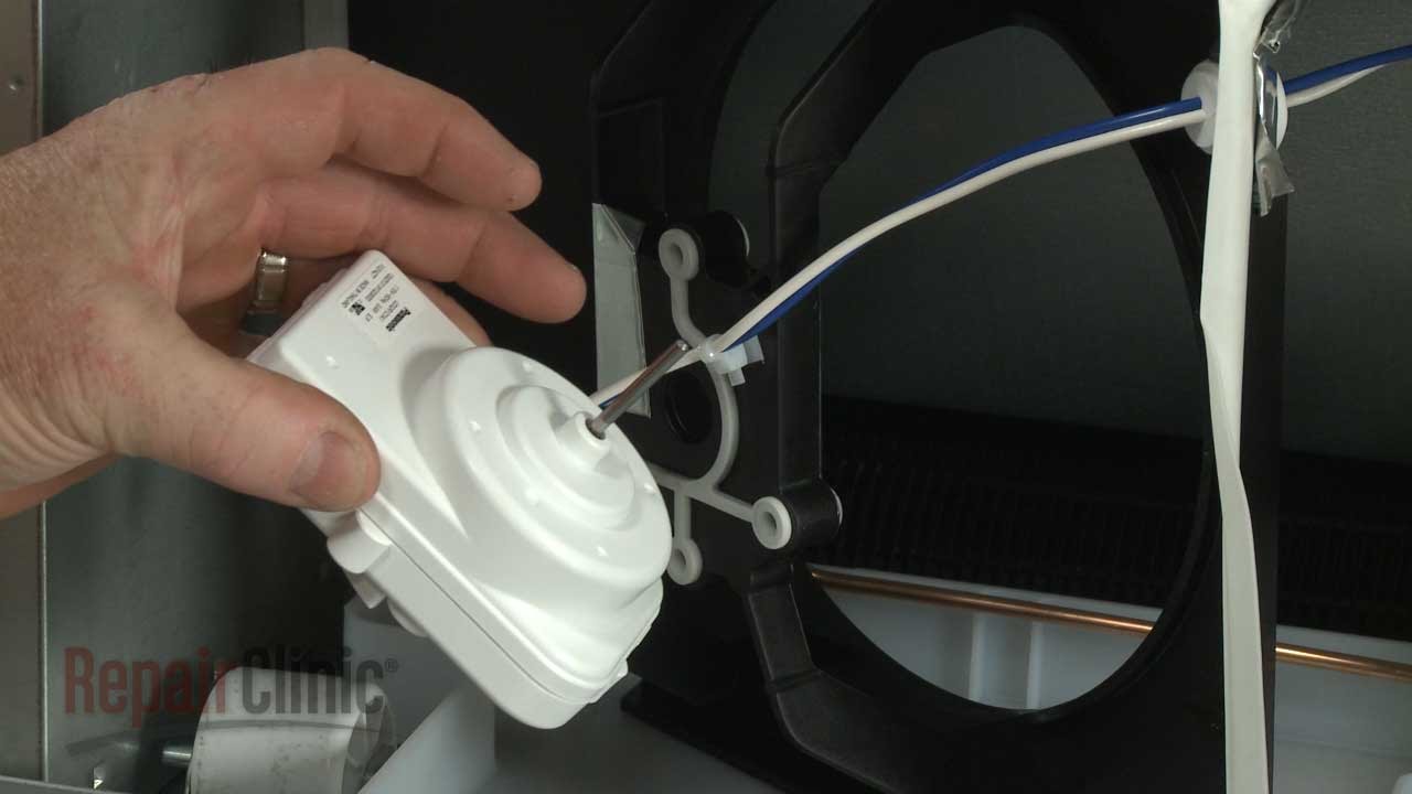 Condenser Fan Motor Replacement on a French Door Whirlpool ... gas heater wiring 