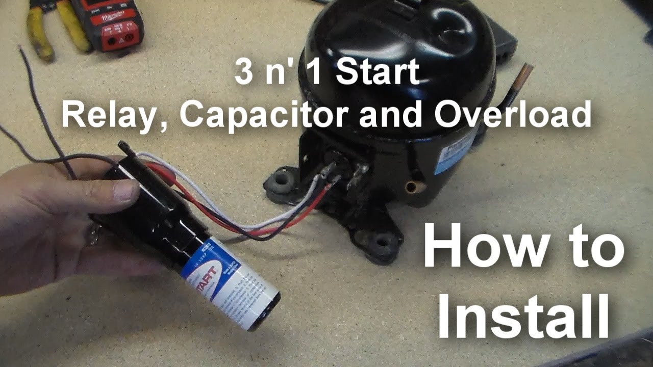 Diagnosing a Bad Compressor on a Maytag Refrigerator ... commercial freezer wiring diagram 