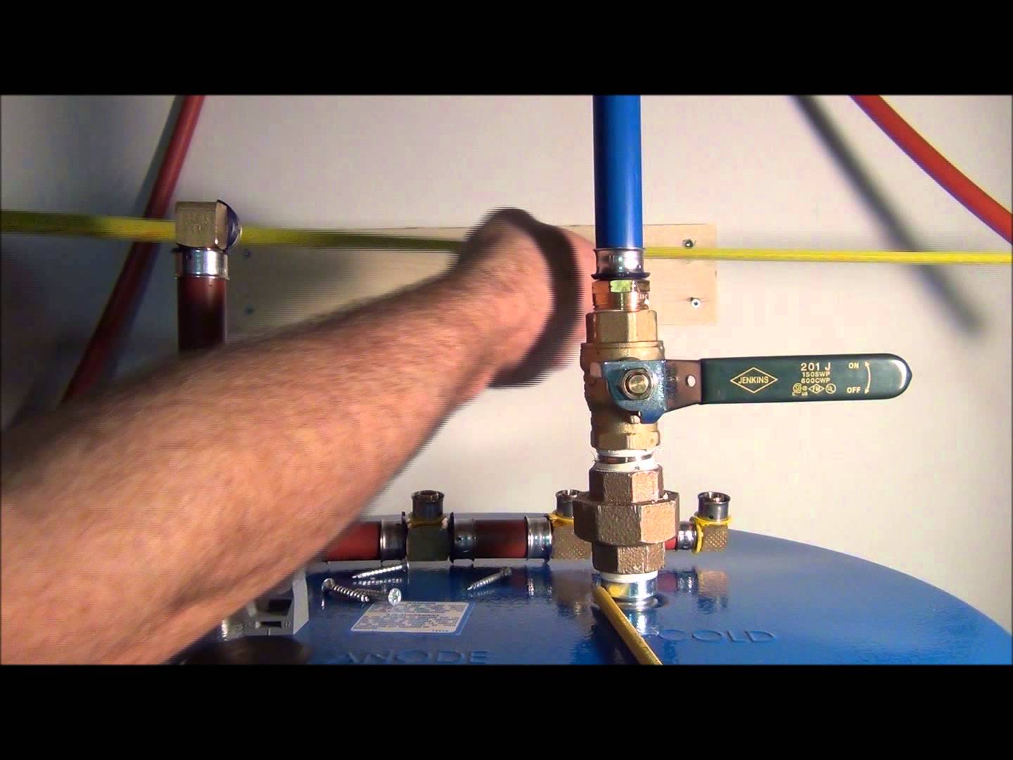DIY Installing PEX Tube Water Lines Appliance Video
