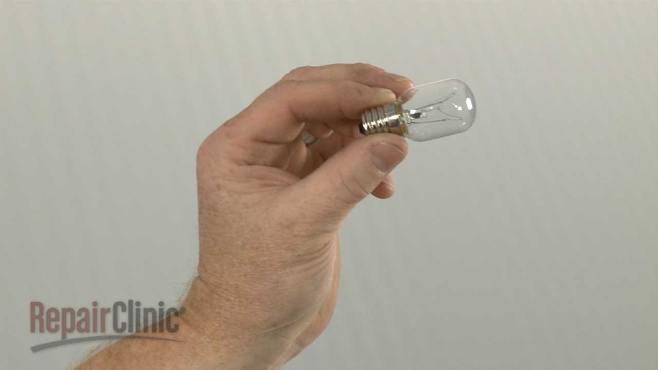 how to replace light bulb in whirlpool microwave