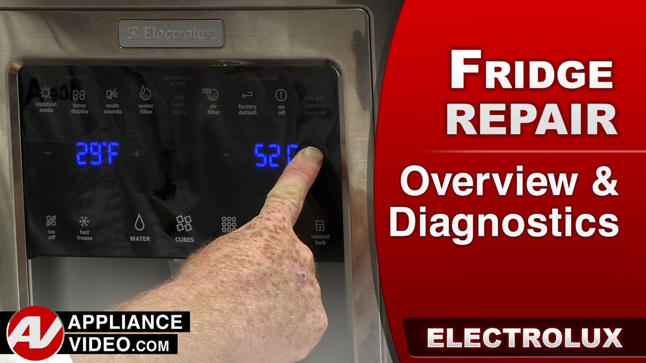 Electrolux EI23BC35KS Refrigerator – Overview & Diagnostic