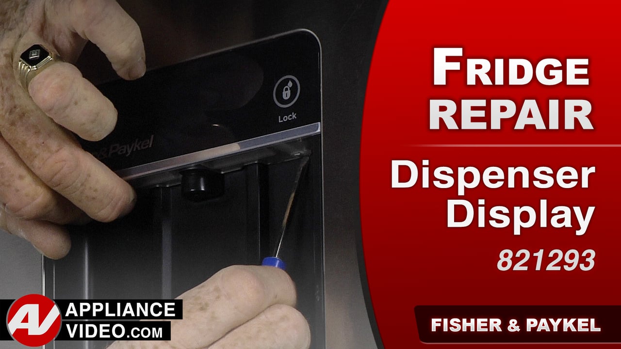 Fisher & Paykel E522BRXU4 Refrigerator – Will not dispense water – Dispenser Display