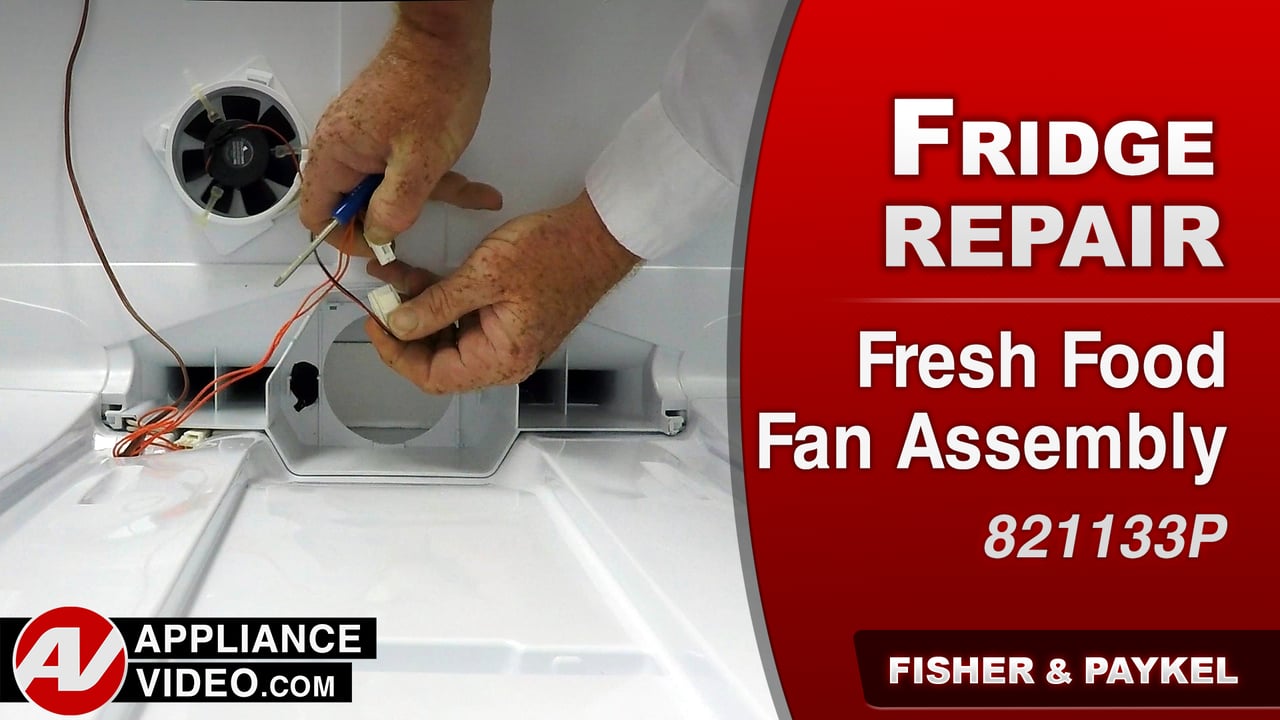Fisher & Paykel E522BRXU4 Refrigerator – Fridge will not cool – Fresh Food Fan Assembly