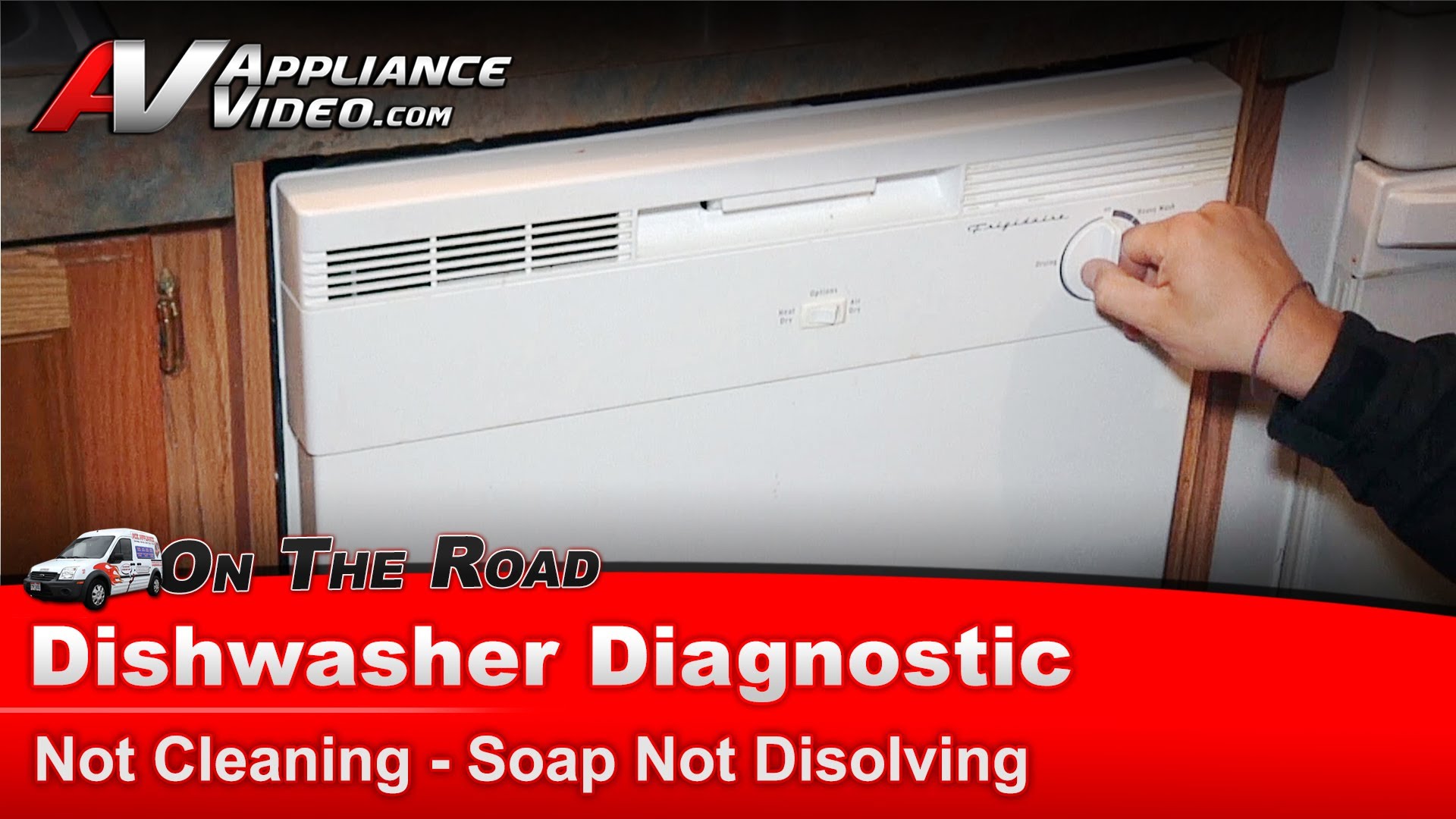 Frigidaire FBD2400KW2A Dishwasher Diagnostic Dishes are clean and