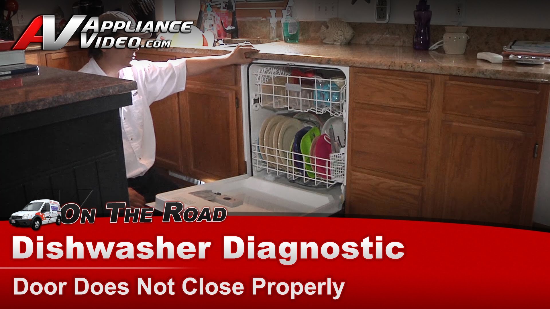 Frigidaire FFBD2409LS0A Dishwasher Diagnostic Door does not close