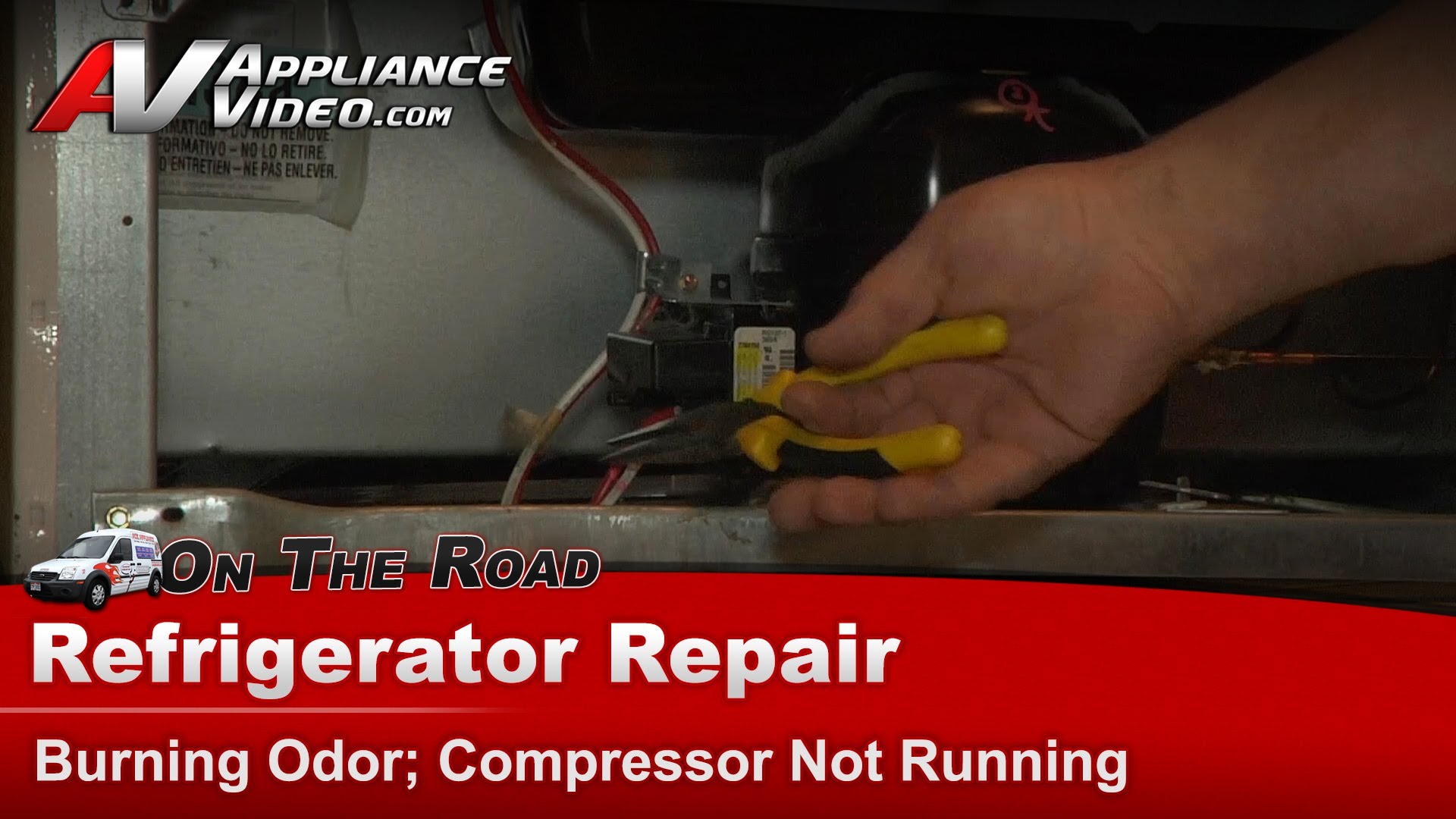 Frigidaire FRS26ZGEWO Refrigerator Repair – Compressor not ... microwave fan wiring diagram 