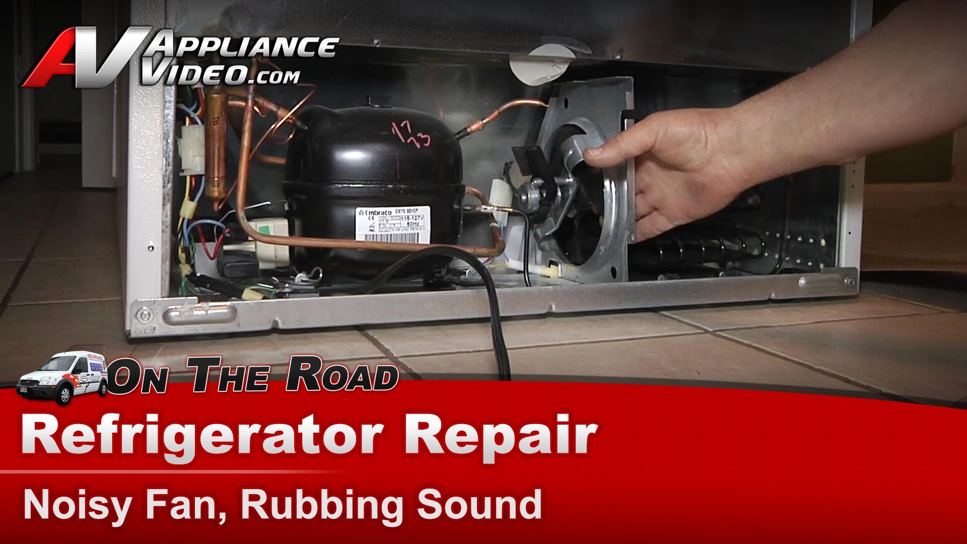 Refrigerator Repair - Replacing the Evaporator Drain Pan