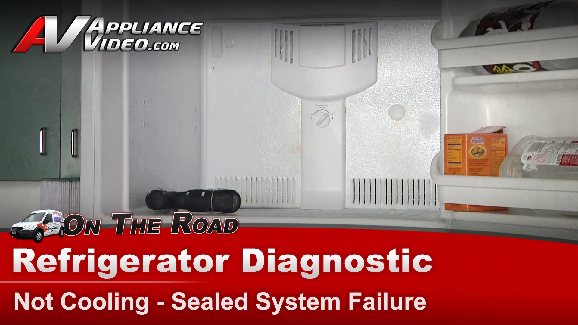 Frigidaire FRT21B4JW3 Refrigerator Diagnostic Not coolingsealed system failure Evaporator