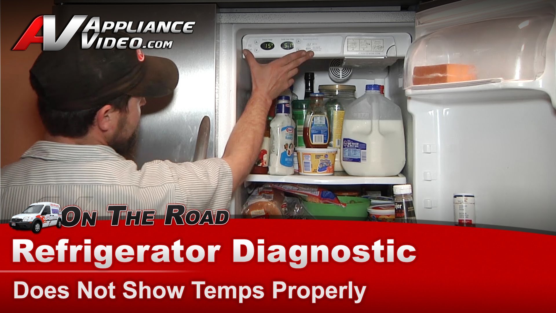 frigidaire gallery refrigerator control panel not working