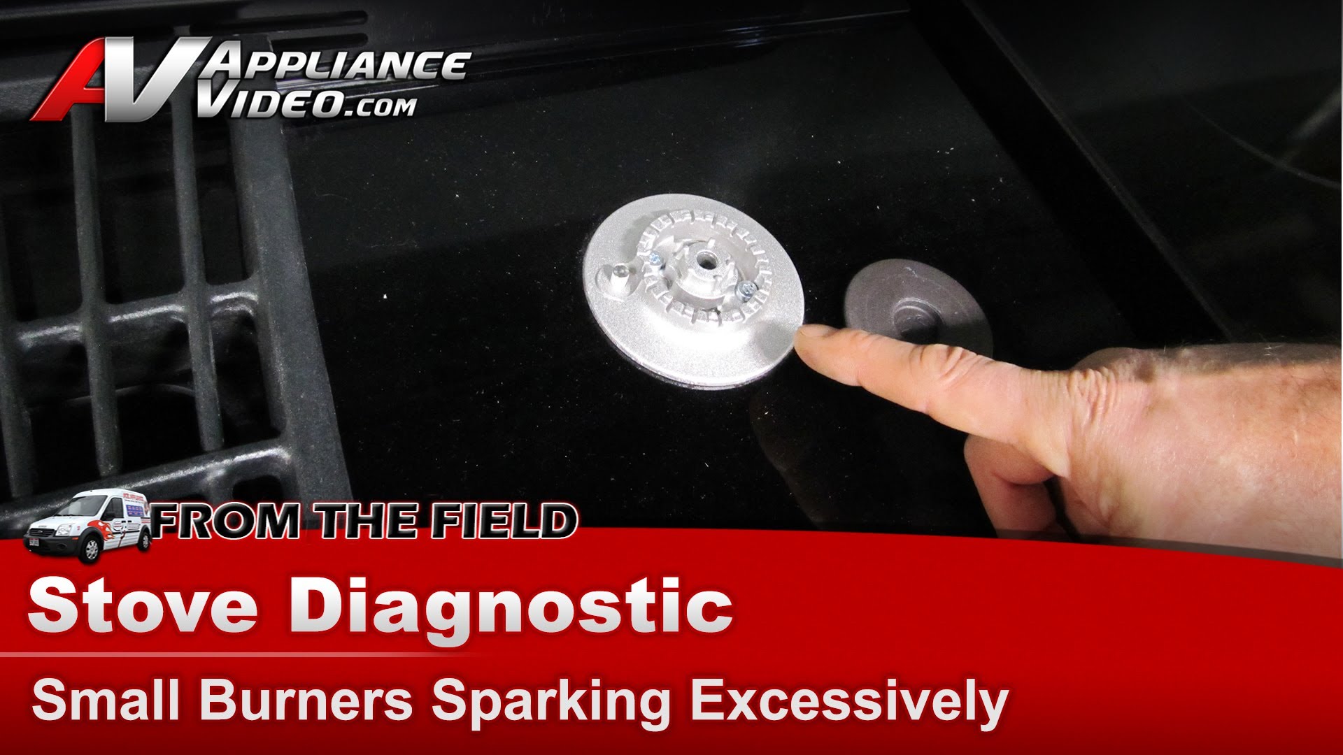 Gas cooktop Burner Assembly Excessively Sparking & Clicking noise