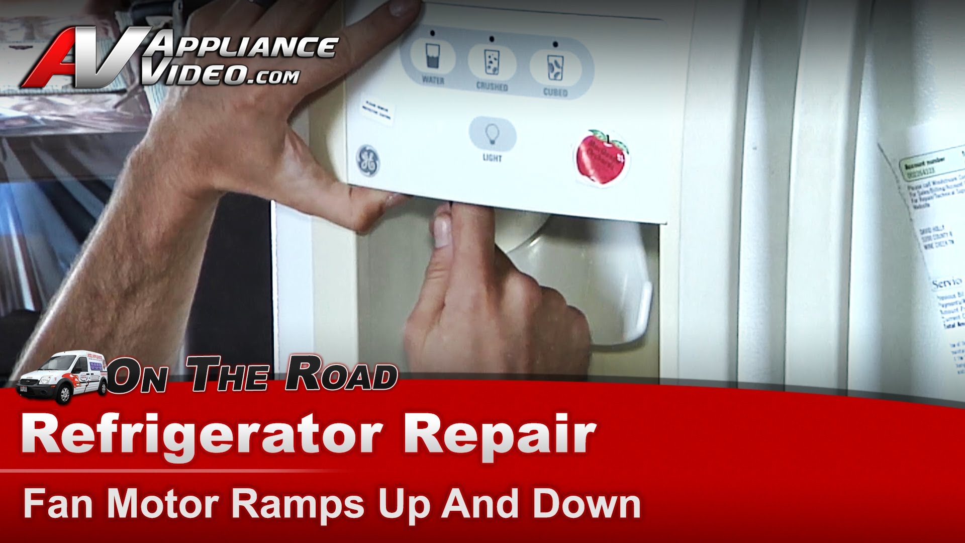 GE GSS20IEPJWW Refrigerator Diagnostic and Repair Fan motor ramps up and down Main Board