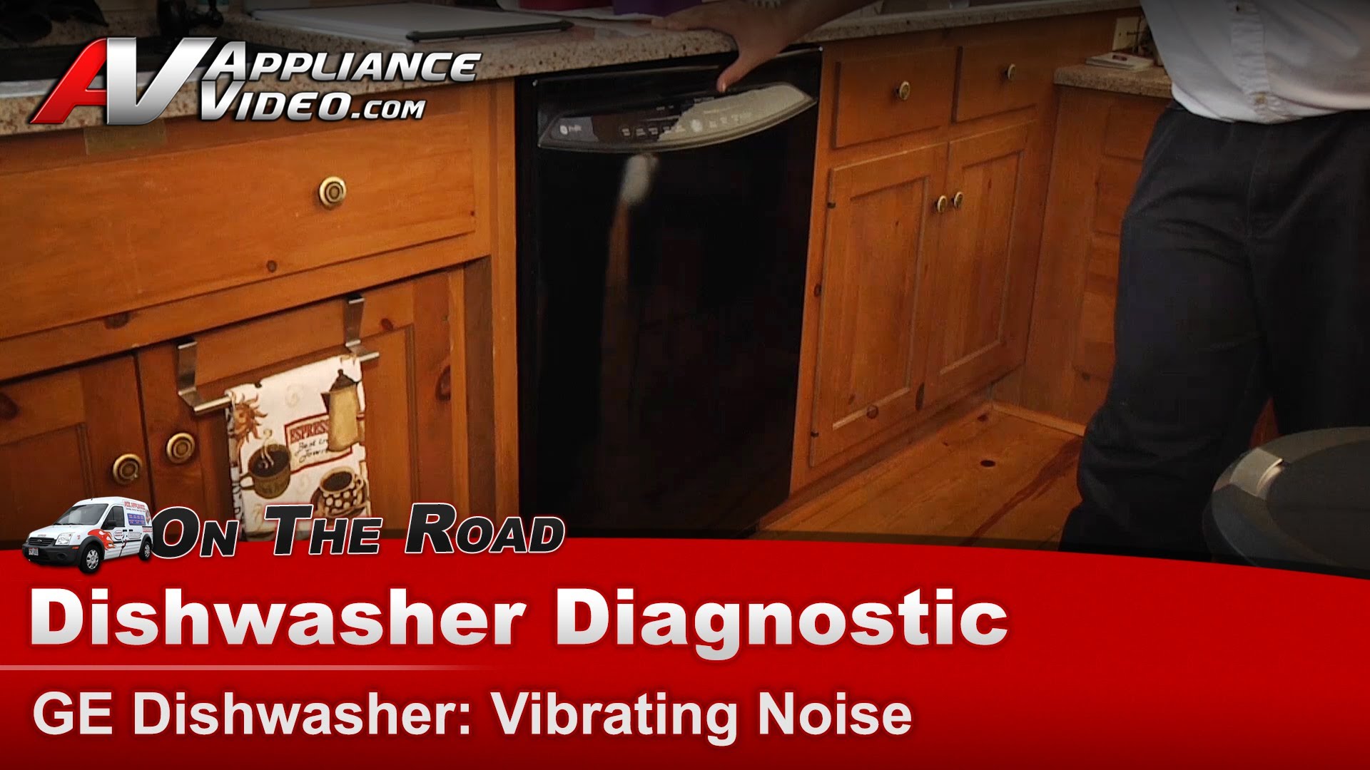 GE PDW8600N00BB Dishwasher Diagnostic Making a vibrating noise