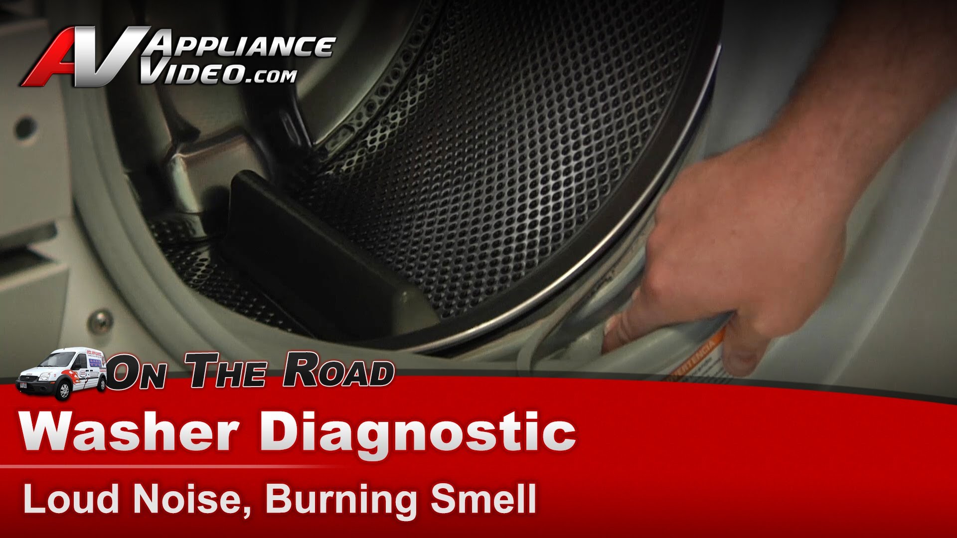 GE WCVH6600HWW Washer Diagnostic Loud noise, burning smell Bellow