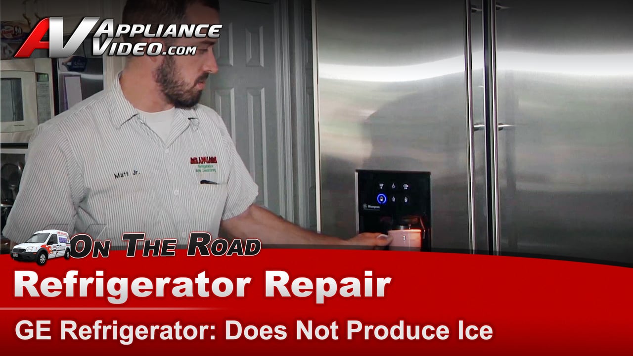 GE ZISS480DRJSS Refrigerator Repair – Does not produce ice – Ice Maker ...