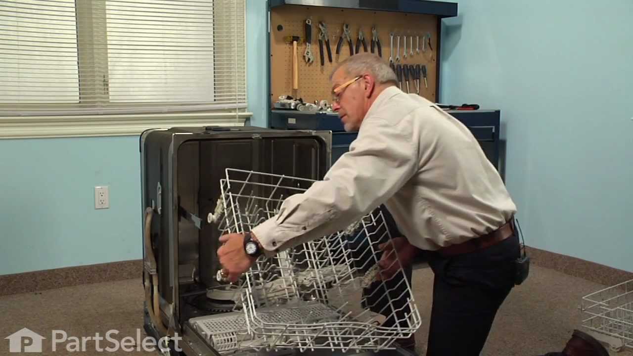 Install an Upper Spinner on a Whirlpool Dishwasher Appliance Video