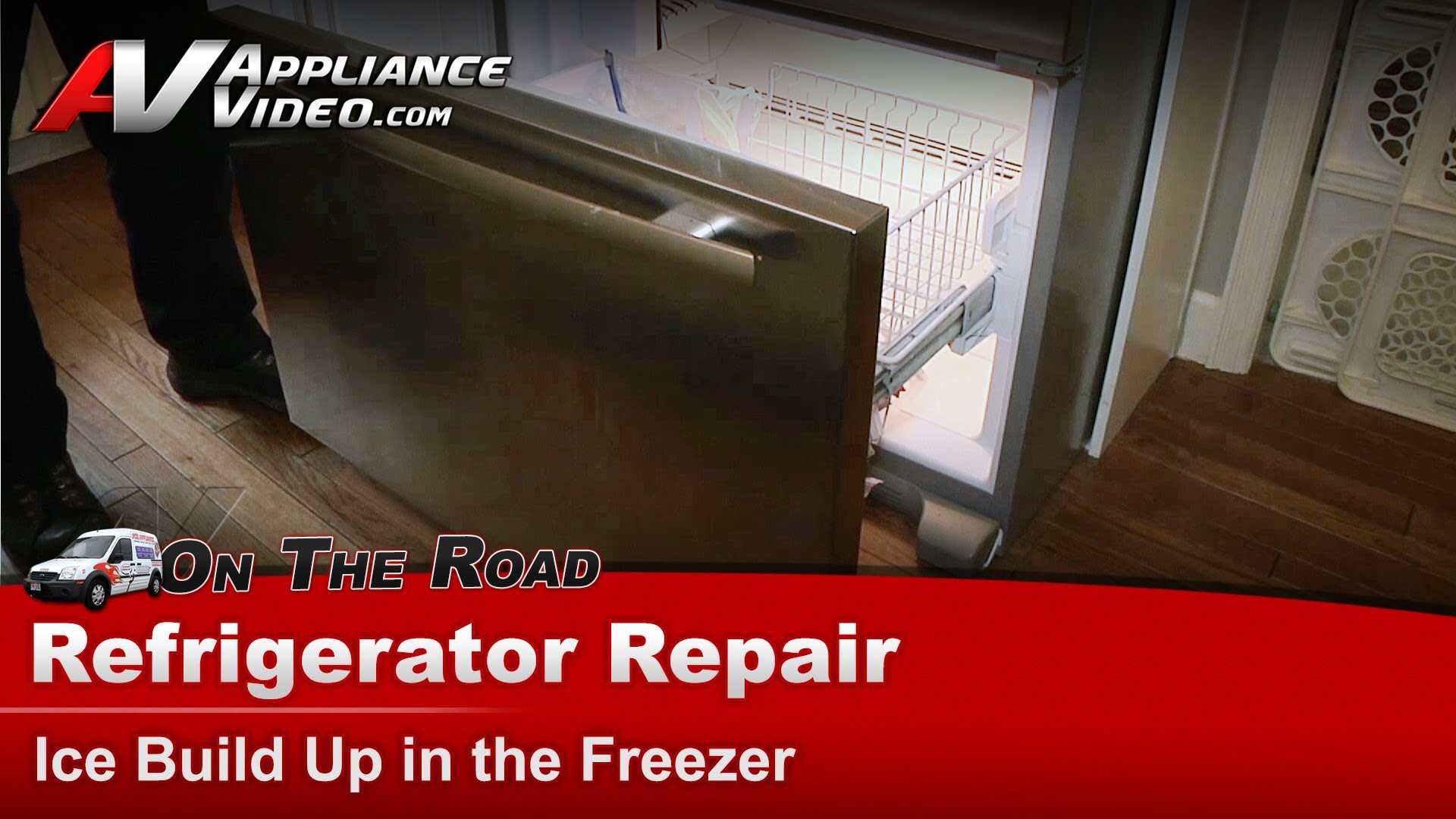 Jenn-Air JFC2089WEM3 Refrigerator Repair - Ice buildup in ...