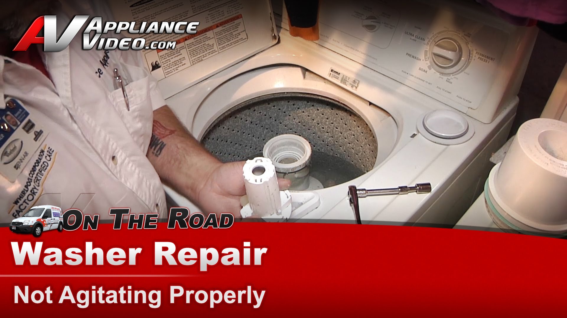 Kenmore 10020702990 Washer Repair Not agitating properly Agitator