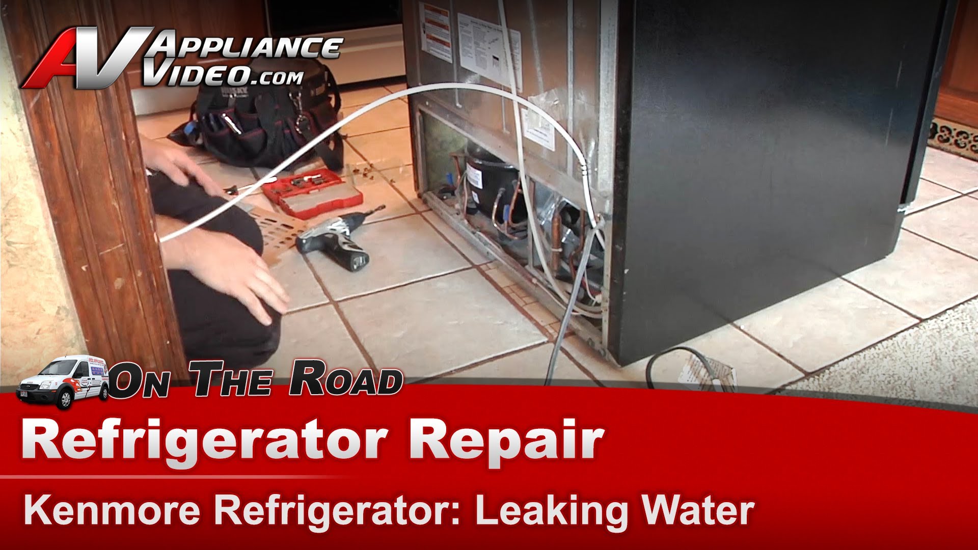 Kenmore 106535900 Refrigerator Diagnostic and Repair – Leaking water ...