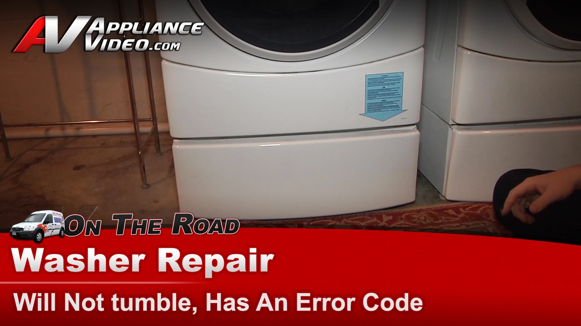 Kenmore 11046462501 Washer Repair Will not tumble, has an error code