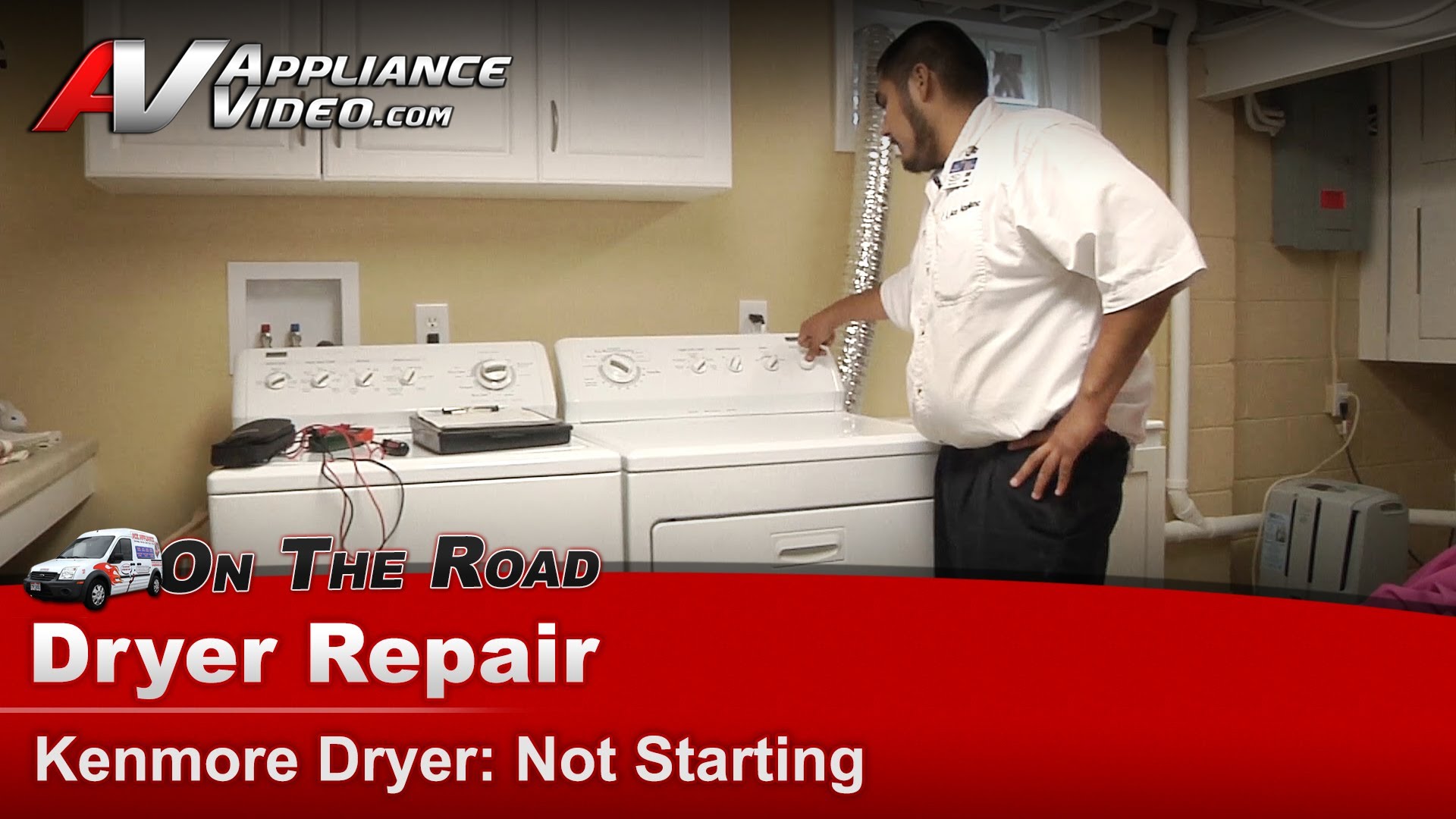 Kenmore 11076992501 Dryer Diagnostic and Repair Not starting Door