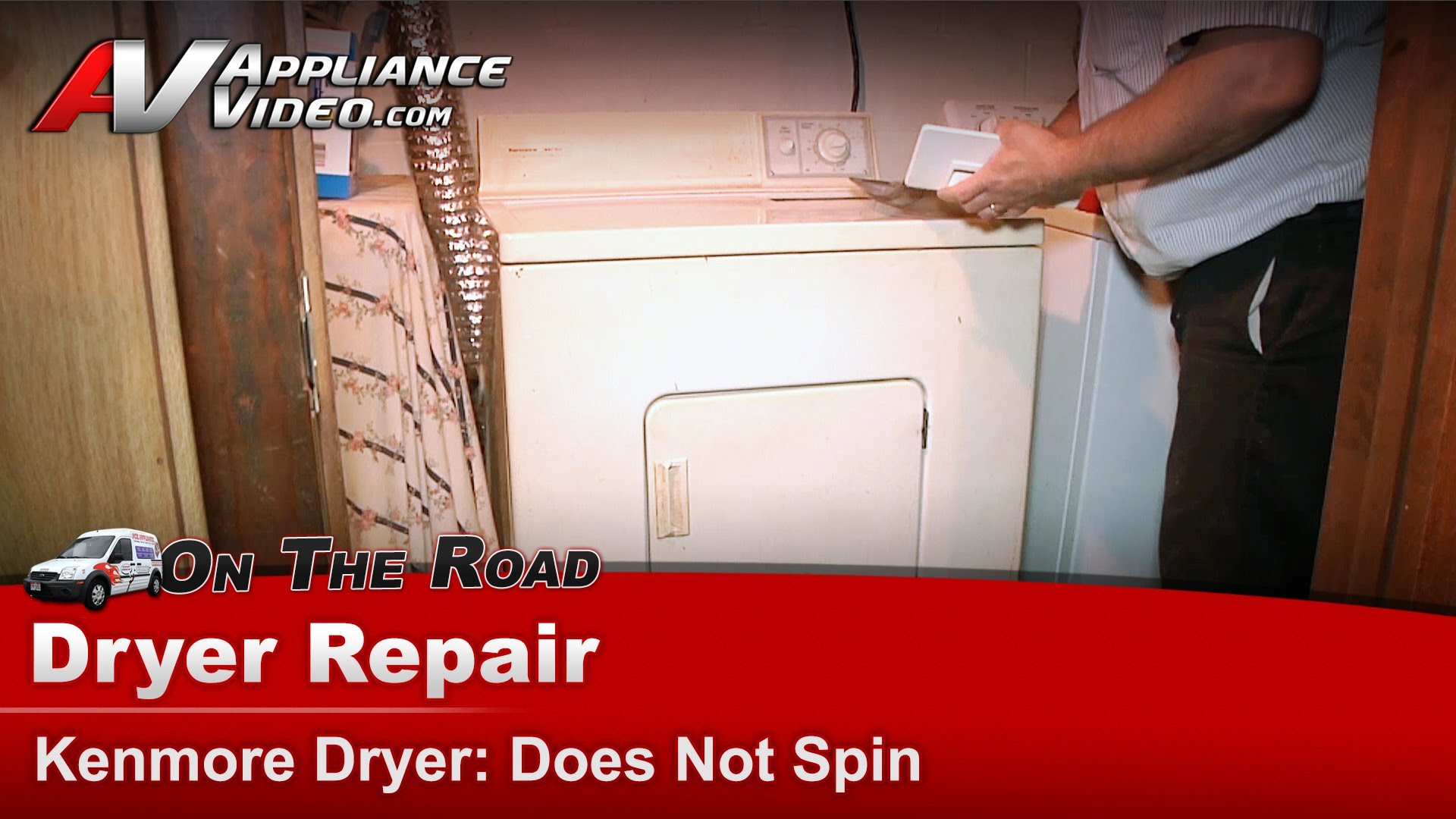 Kenmore 11096110100 Dryer Repair Does not spin Rollers Appliance