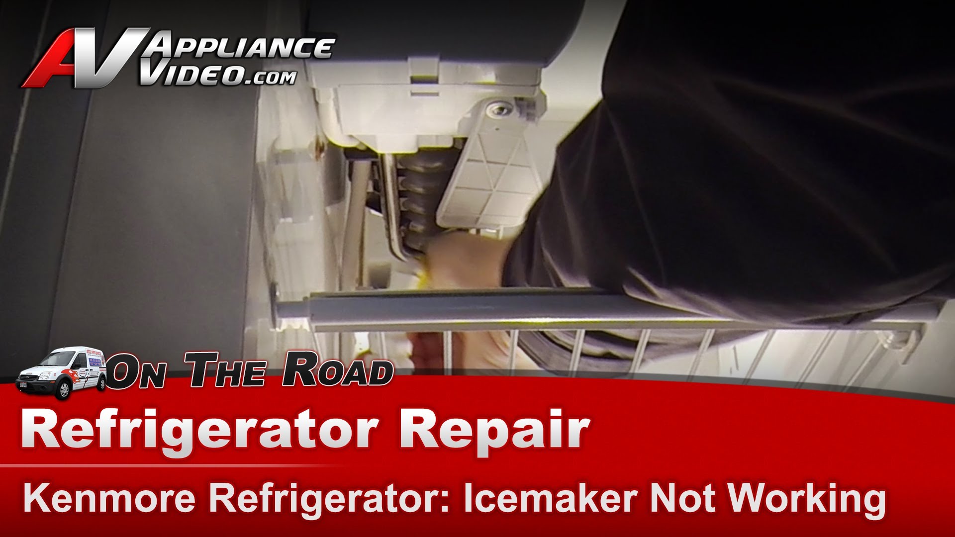 Kenmore 363.9550417 Refrigerator Diagnostic and Repair – Icemaker not working – Ice Maker Kit | Appliance Video