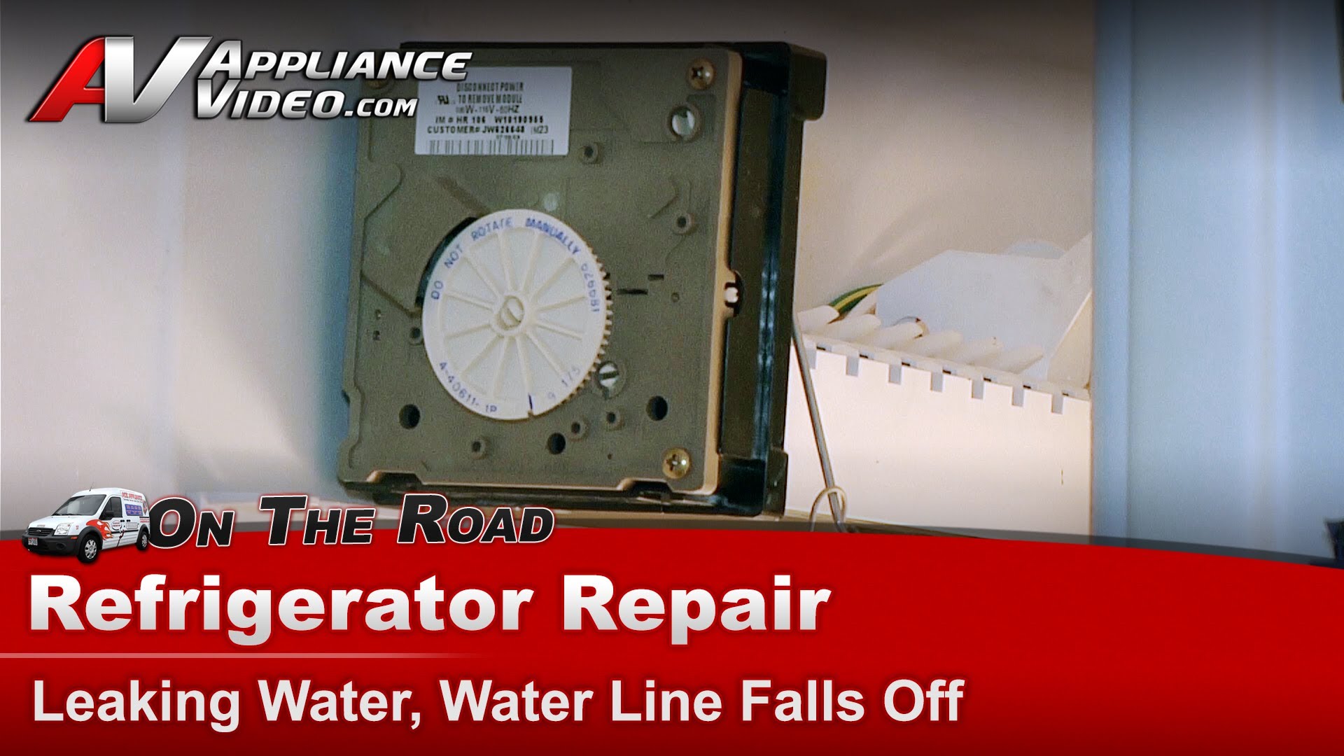 Kenmore 59651672100 Refrigerator Repair Leaking water, water line