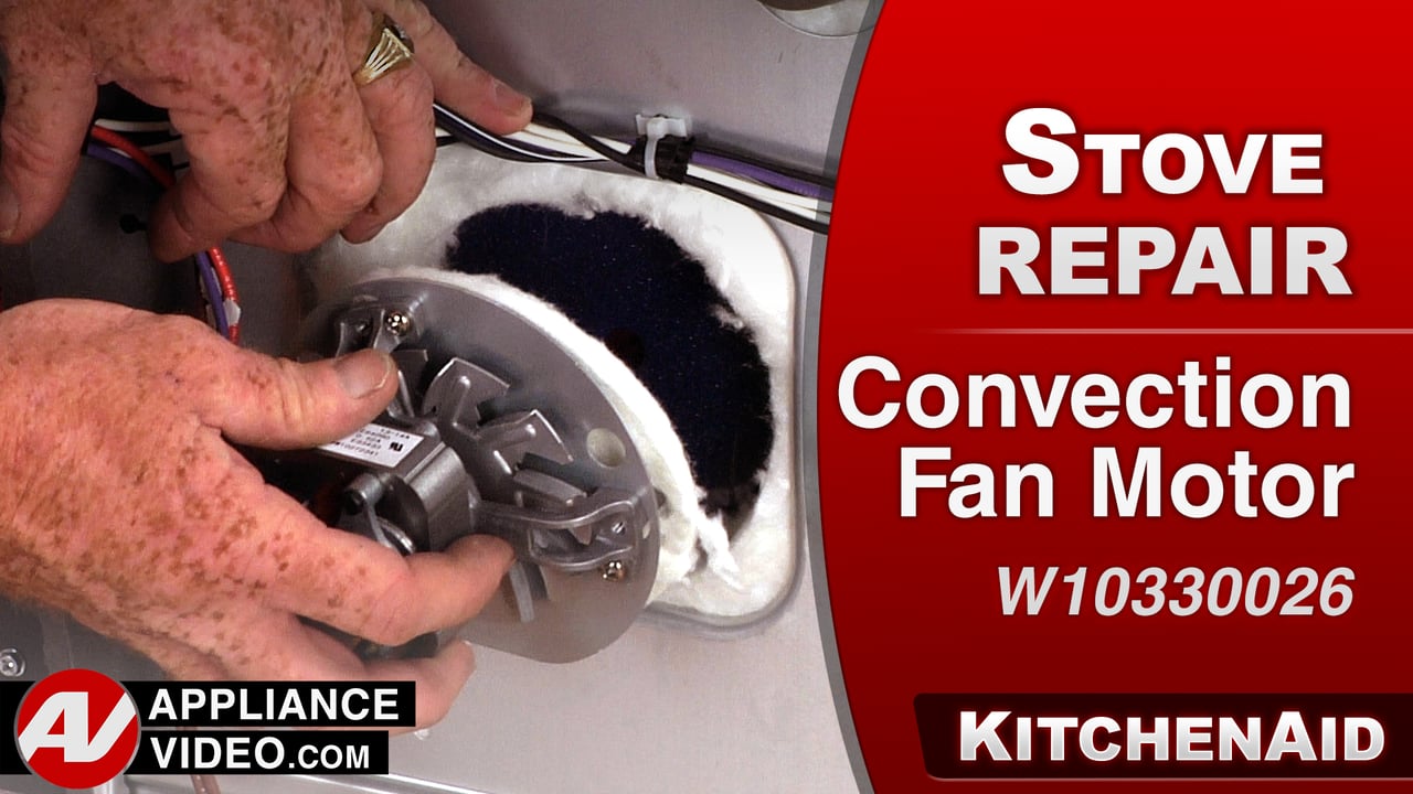 KitchenAid KERS505XBL Stove – Display reads RUNAWAY TEMP – Convection Fan Motor