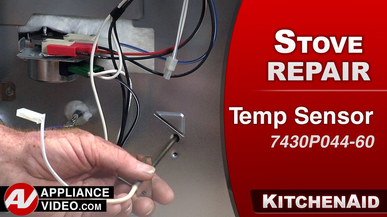 KitchenAid KERS505XBL Stove – Display shows TEMP SENSOR – Temp Sensor