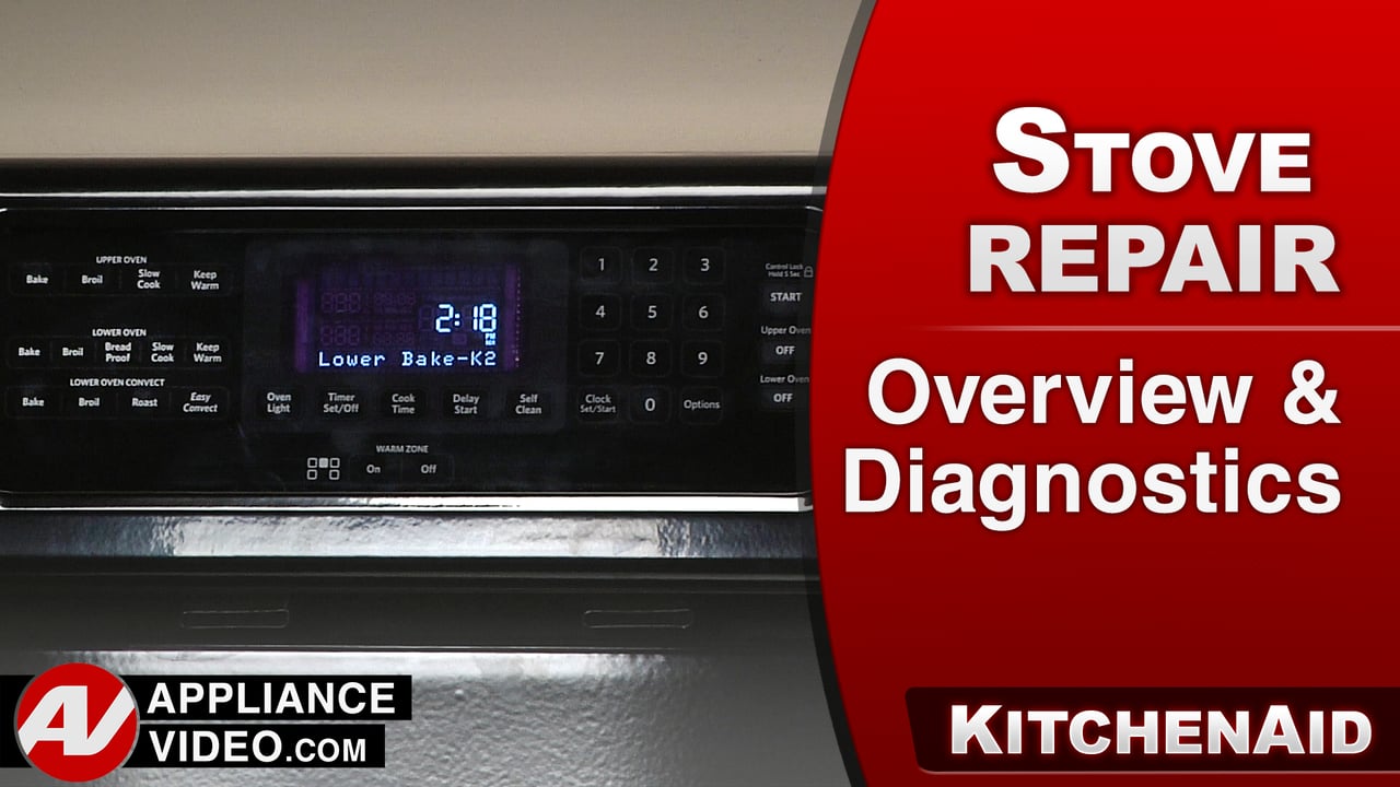 KitchenAid KERS505XBL Stove – Overview & Diagnostic