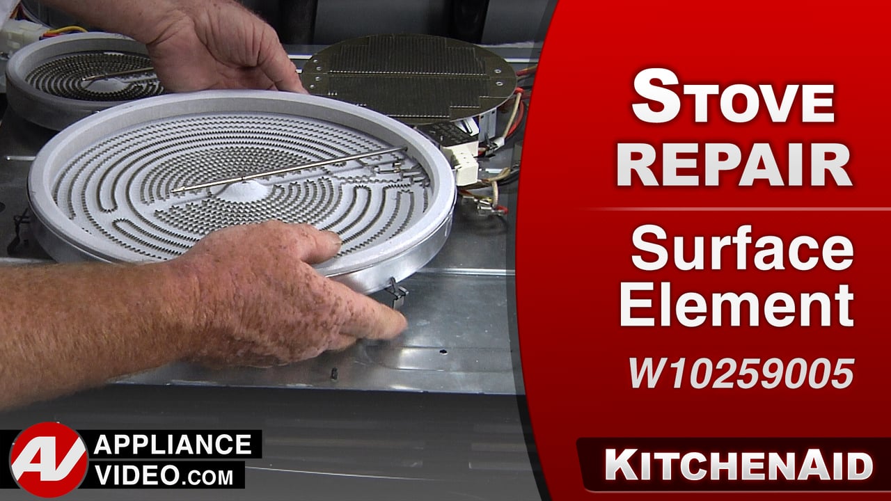 KitchenAid KERS505XBL Stove – Surface burner does not get hot – Surface Element