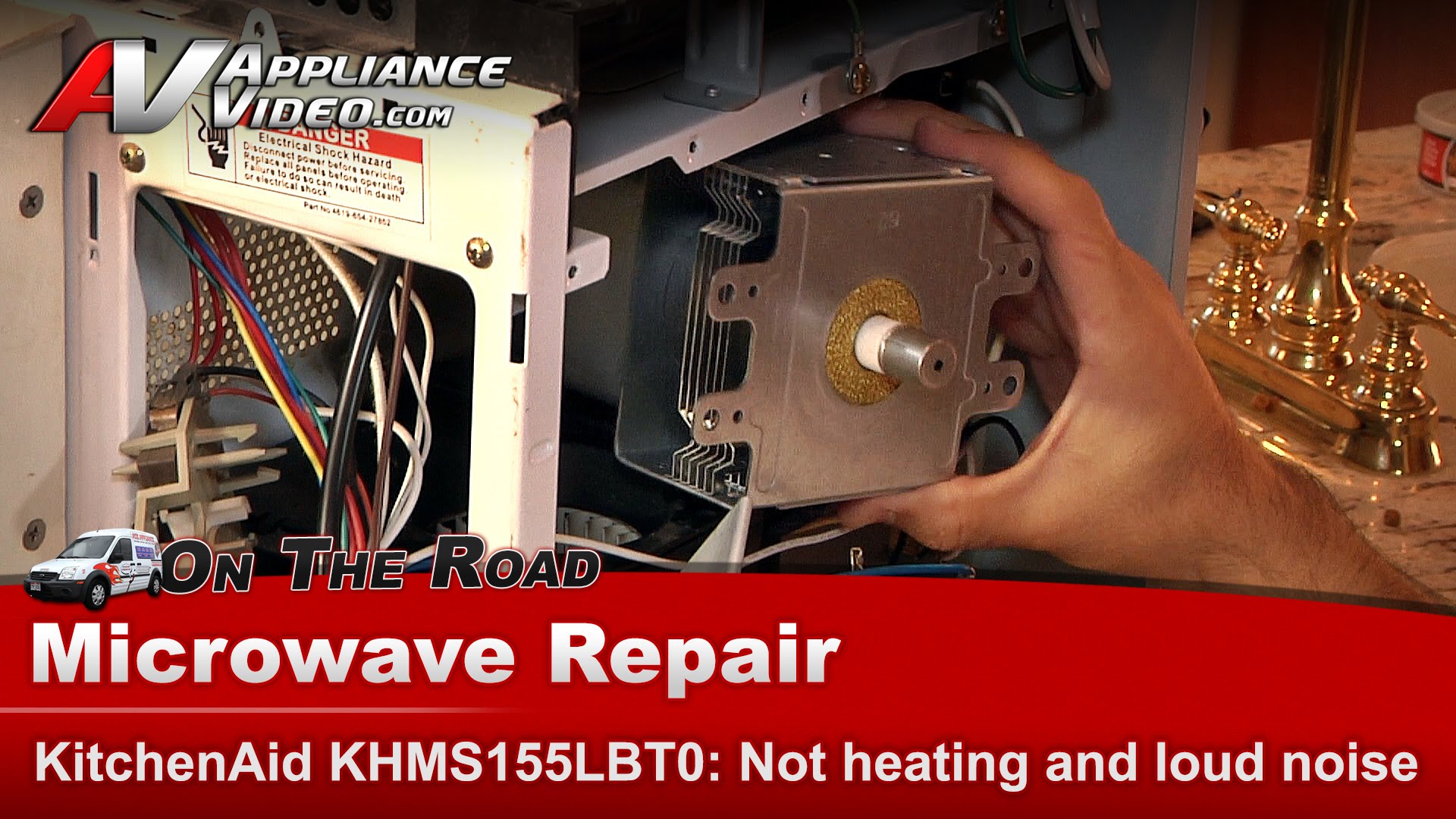 KitchenAid KHMS155LBT0 Microwave Diagnostic Repair – Will not heat Loud