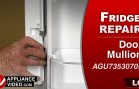 LG LFC28768ST Refrigerator – Doors will not close properly – Fresh Food Door Mullion