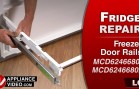 LG LFC28768ST Refrigerator – Drawer will not open – Freezer Left Drawer Rails