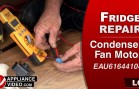 LG LFC28768ST Refrigerator – Not staying cold – Condenser Fan Motor
